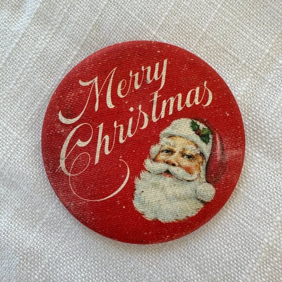Merry Christmas Holiday Button - Picture 5 of 6
